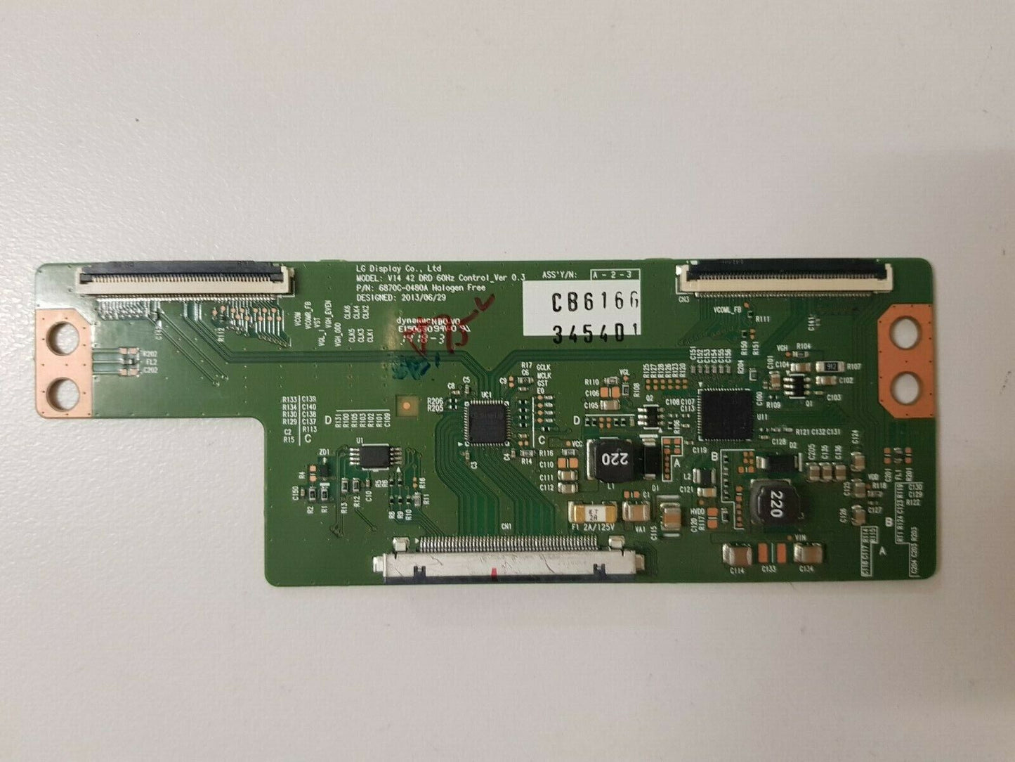 GENUINE LG 42LB5610 TCON BOARD 6870C-0480A 6871L-3454D