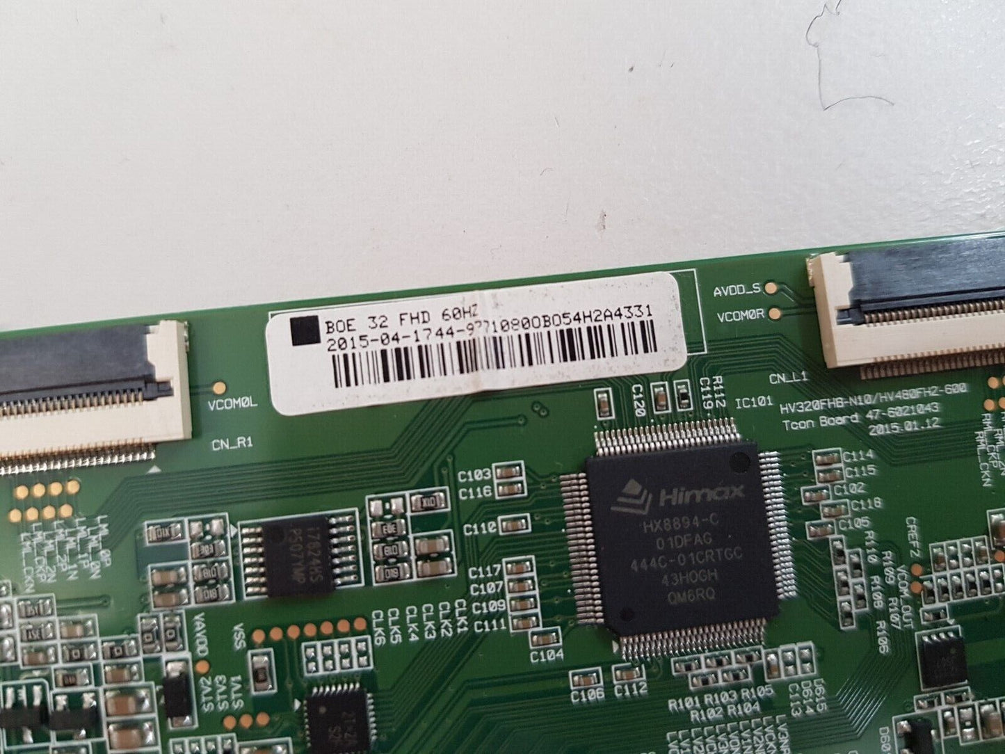 GENUINE SAMSUNG UA32J5500AWXXY (VER-LS02) TCON BOARD BOE 32 FHD 60HTZ