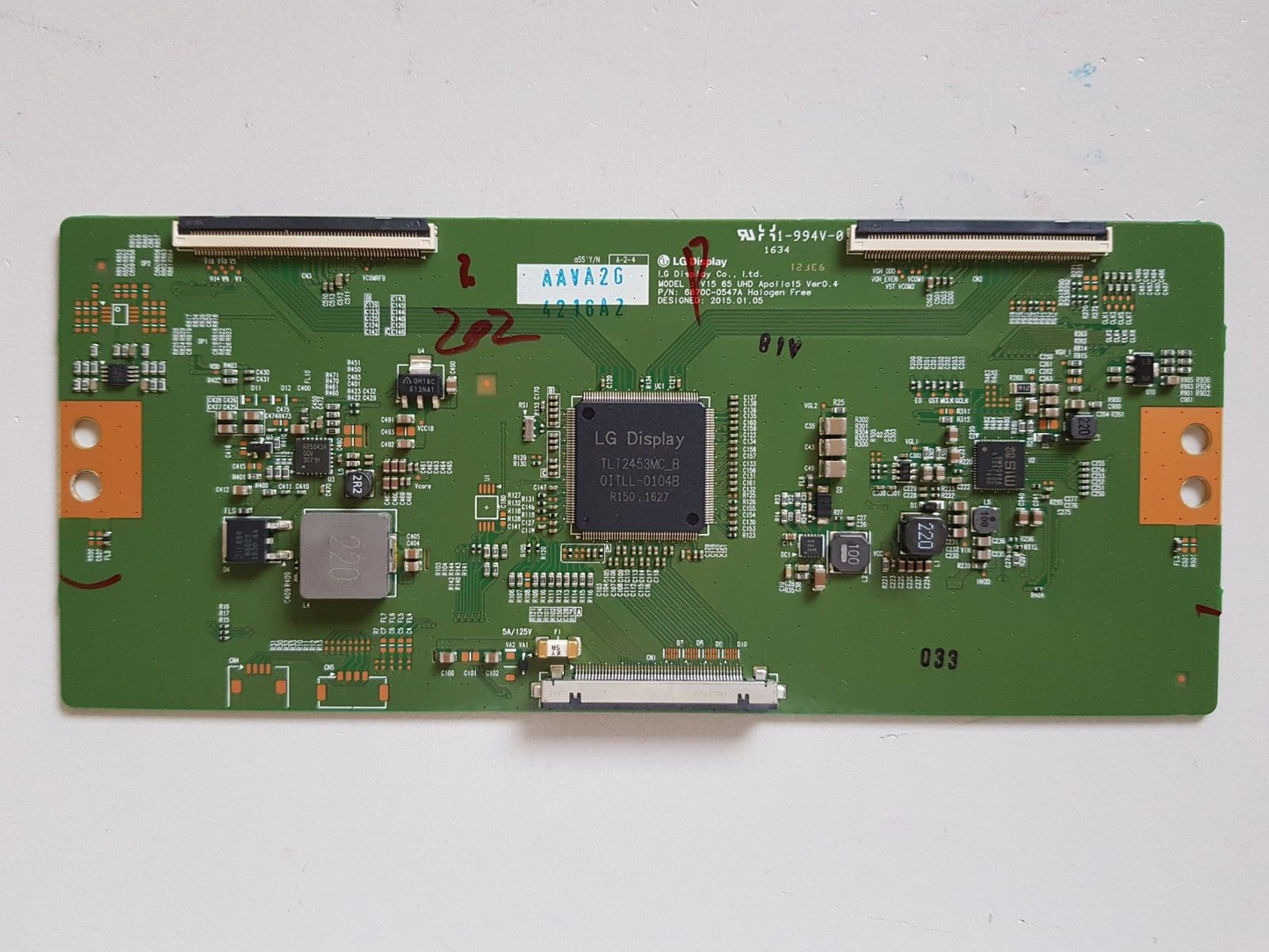 GENUINE LG 65UH5C-BF.AAULLH T-CON BOARD 6870C-0547A 6871L-4216A