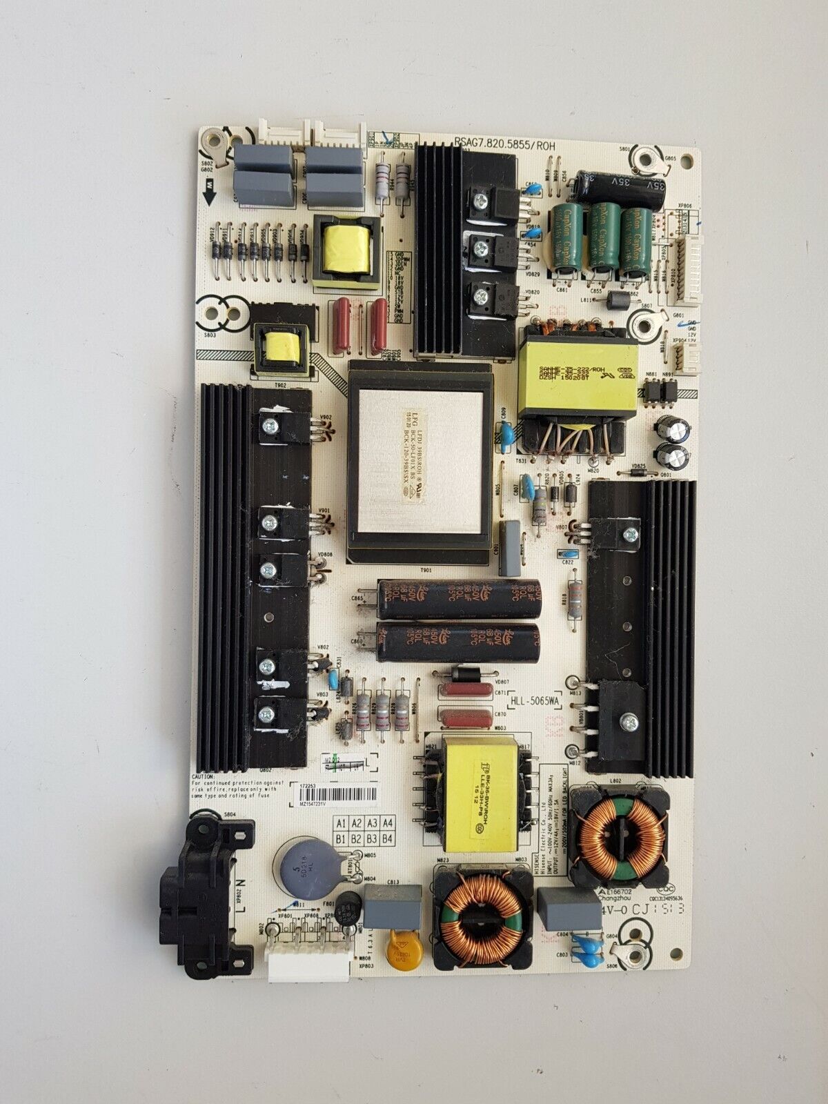 GENUINE HISENSE 60K390PAG POWER SUPPLY BOARD RSAG7.820.5855/ROH HLL-5065WA