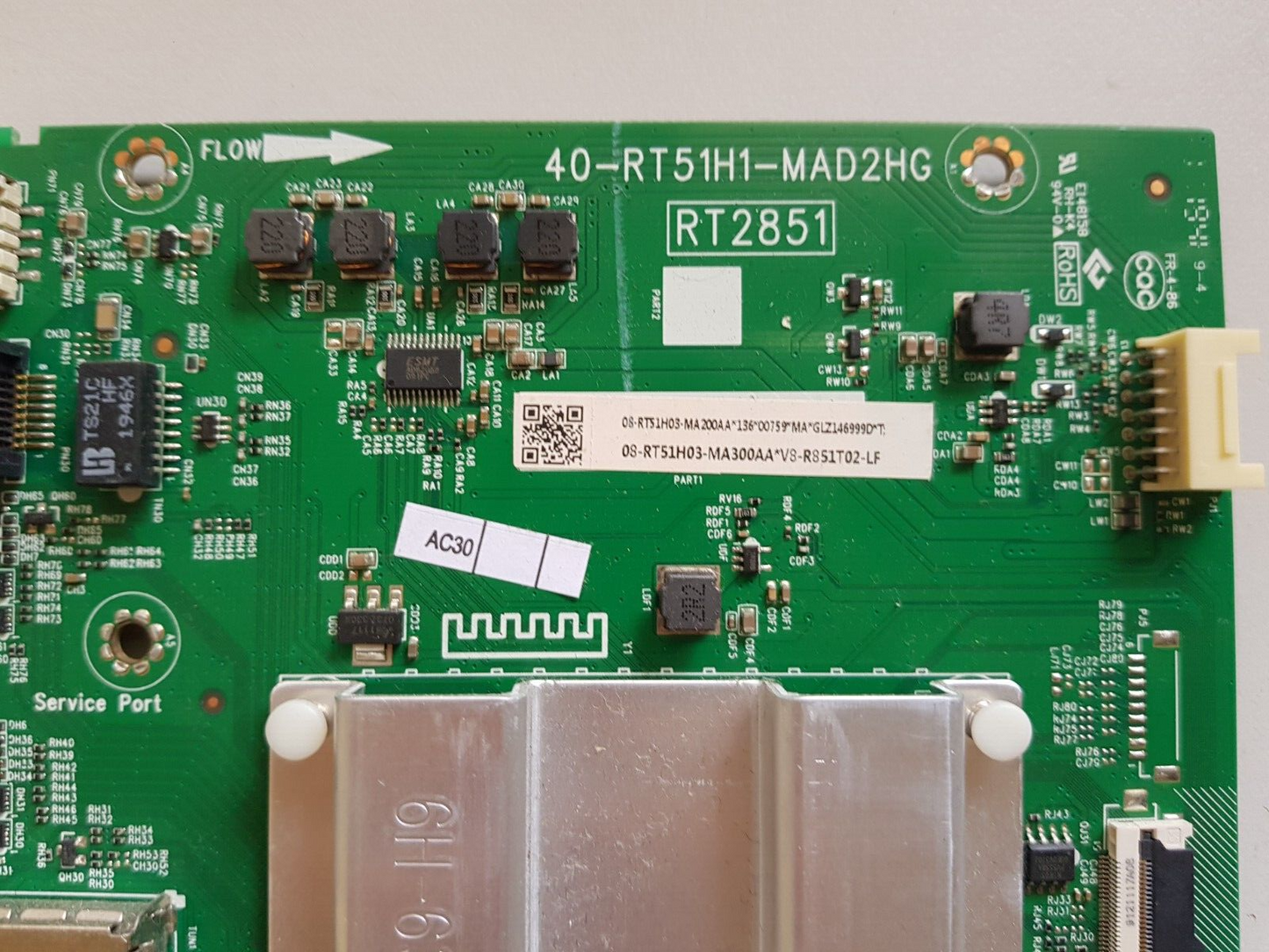 GENUINE TCL 50P8M MAIN BOARD 08-RT51H03-MA200AA 40-RT51H1-MAD2HG