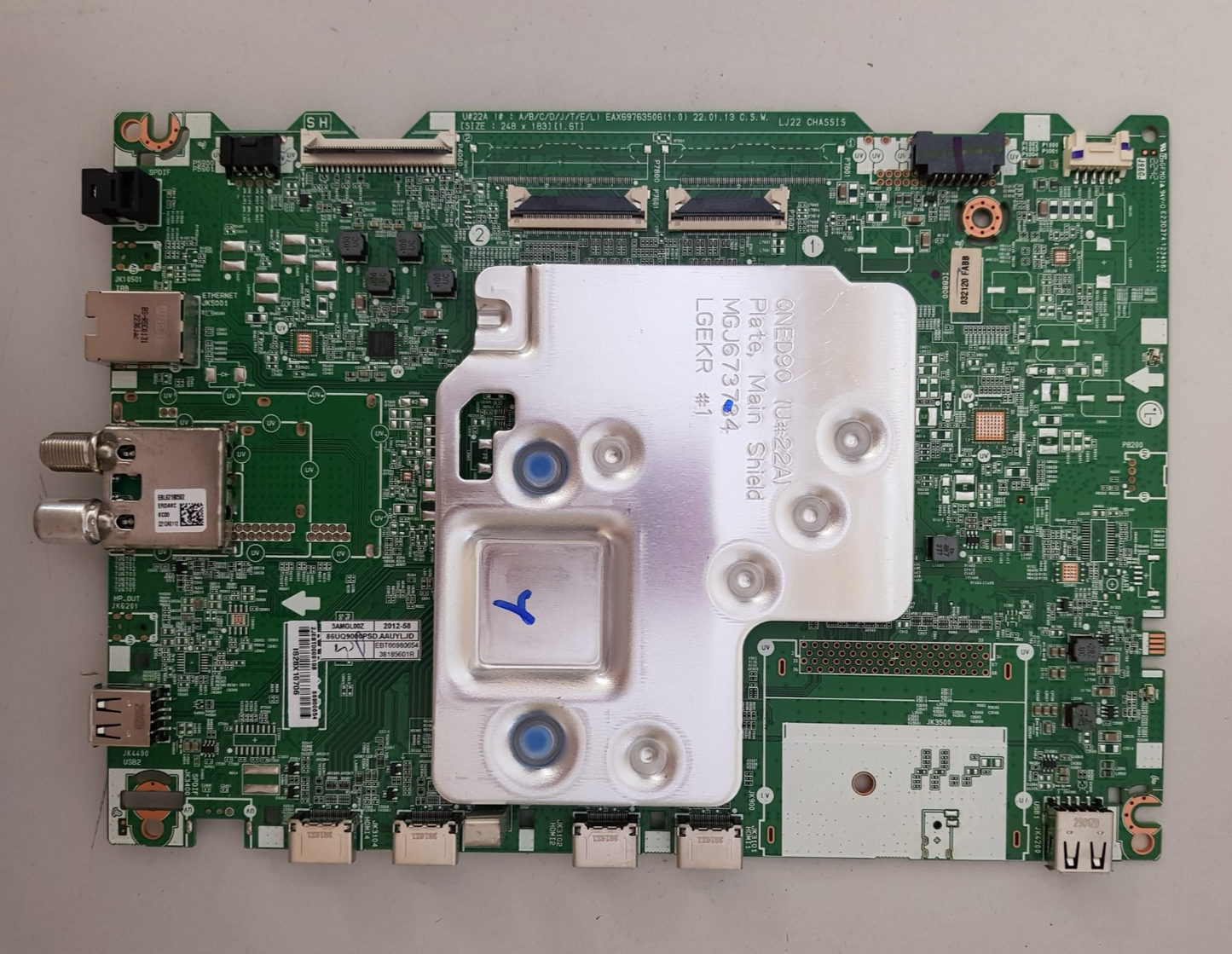 GENUINE LG 86UQ9000PSD .AAUYLJD MAIN BOARD EBT66980654 EAX69763506 1.0