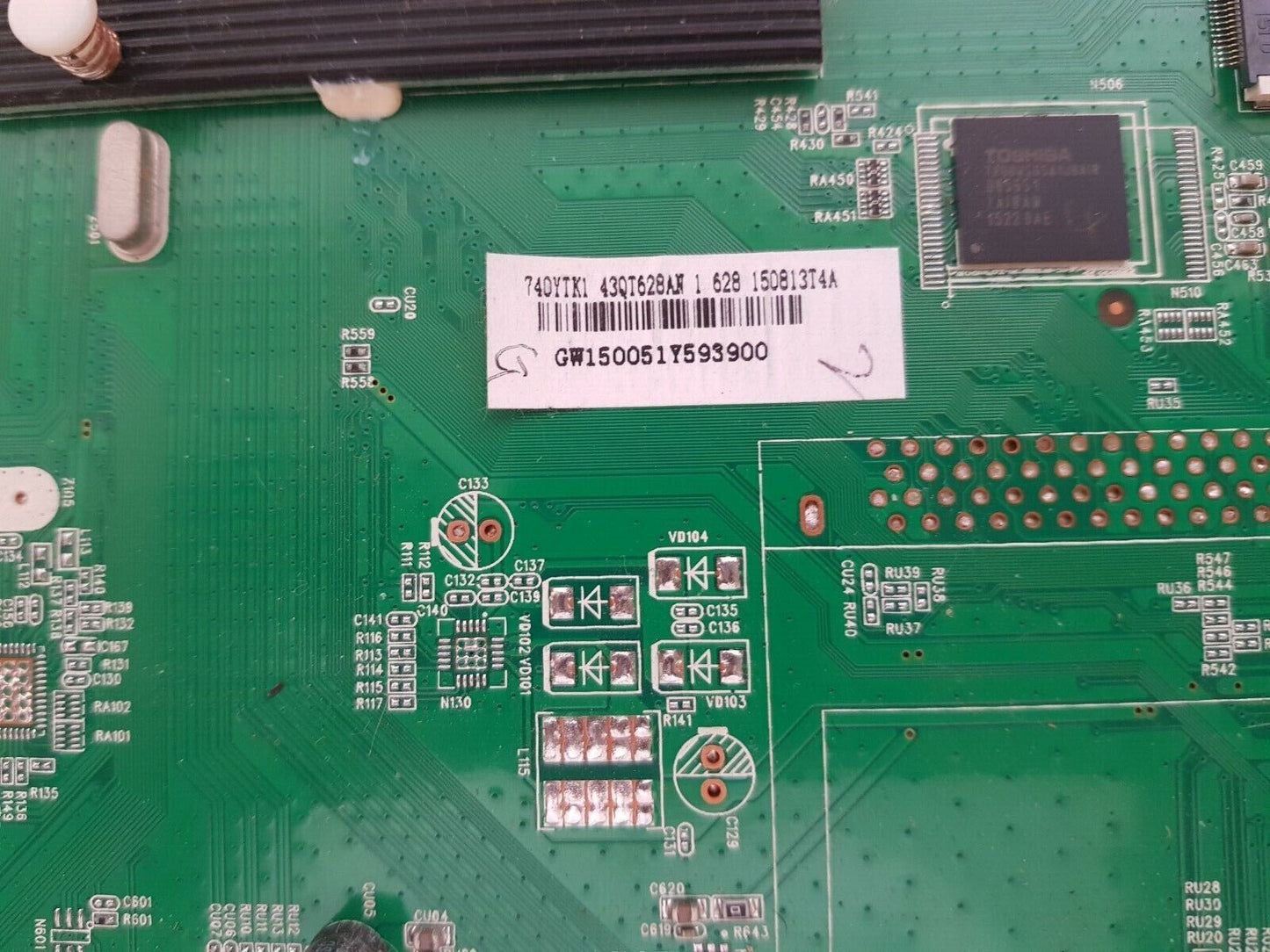 GENUINE KOGAN KALED43SMTZA MAIN BOARD 35020920 43QT628AN 740YTK1