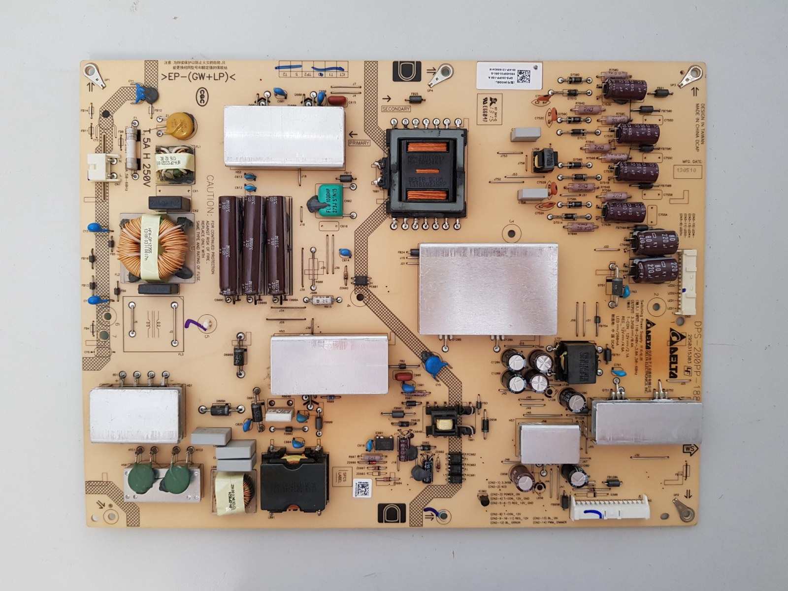GENUINE SONY KDL 60R550A POWER SUPPLY BOARD DPS-200PP-188