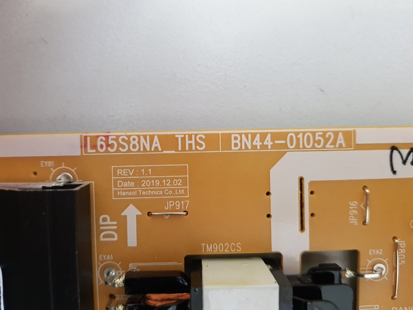 GENUINE SAMSUNG QA65Q80TAW POWER SUPPLY BOARD BN44-01052A L65S8NA_THS