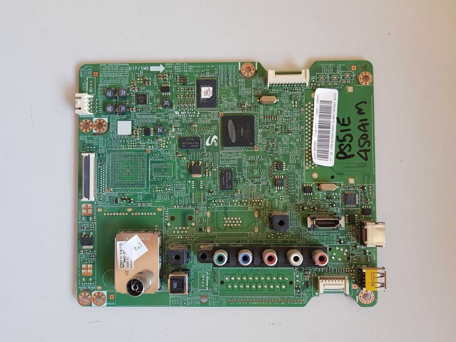 GENUINE SAMSUNG PS51E450 MAIN BOARD BN94-04640G BN41-01785A