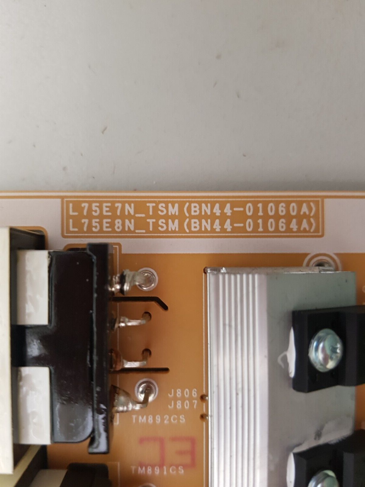 GENUINE SAMSUNG QA75Q60TAW POWER SUPPLY BOARD BN44-01060A L75E7N_TSM