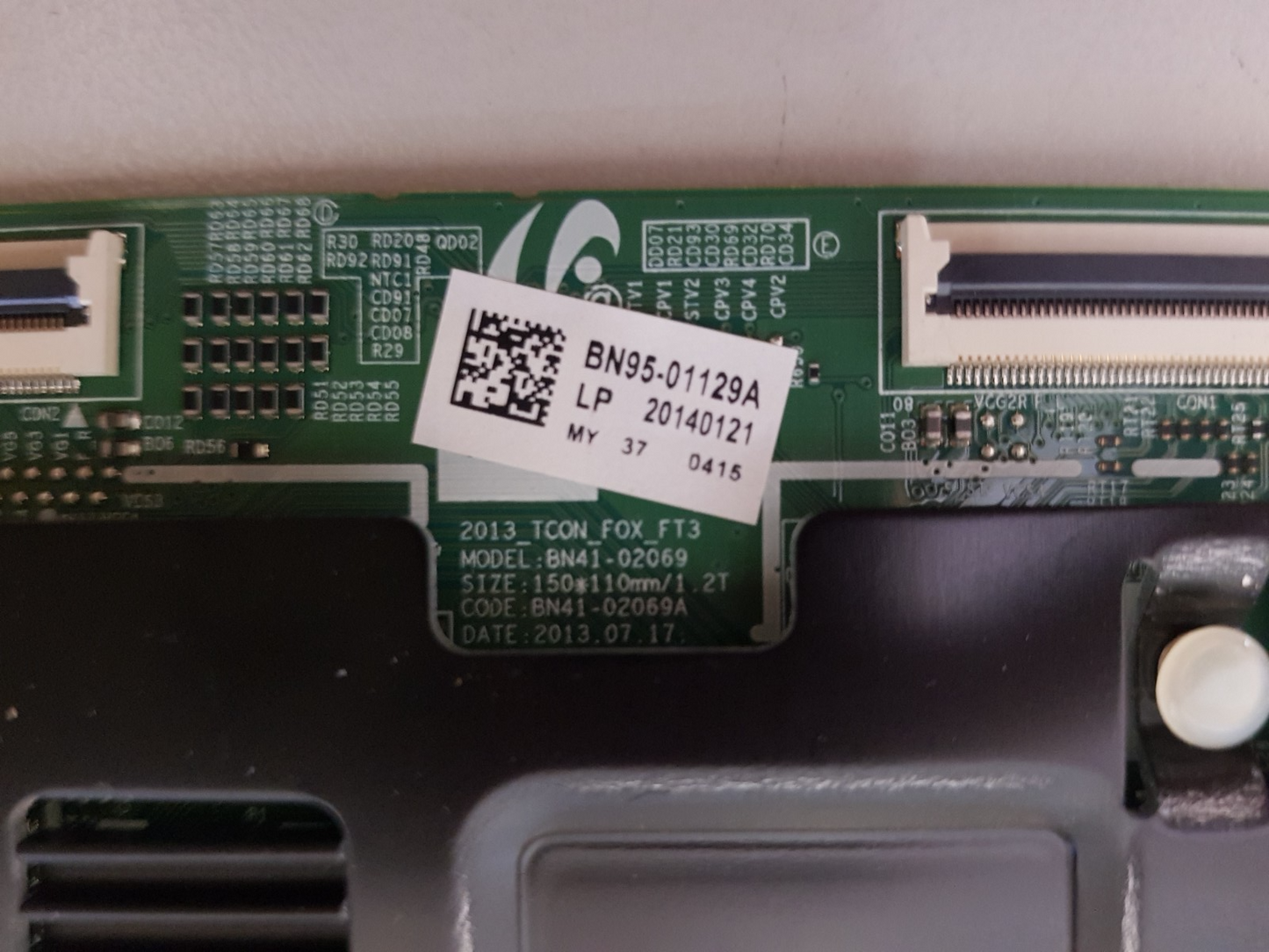 GENUINE SAMSUNG UA40F6400 (VER UU04) T-CON BOARD BN95-01129A BN41-02069A