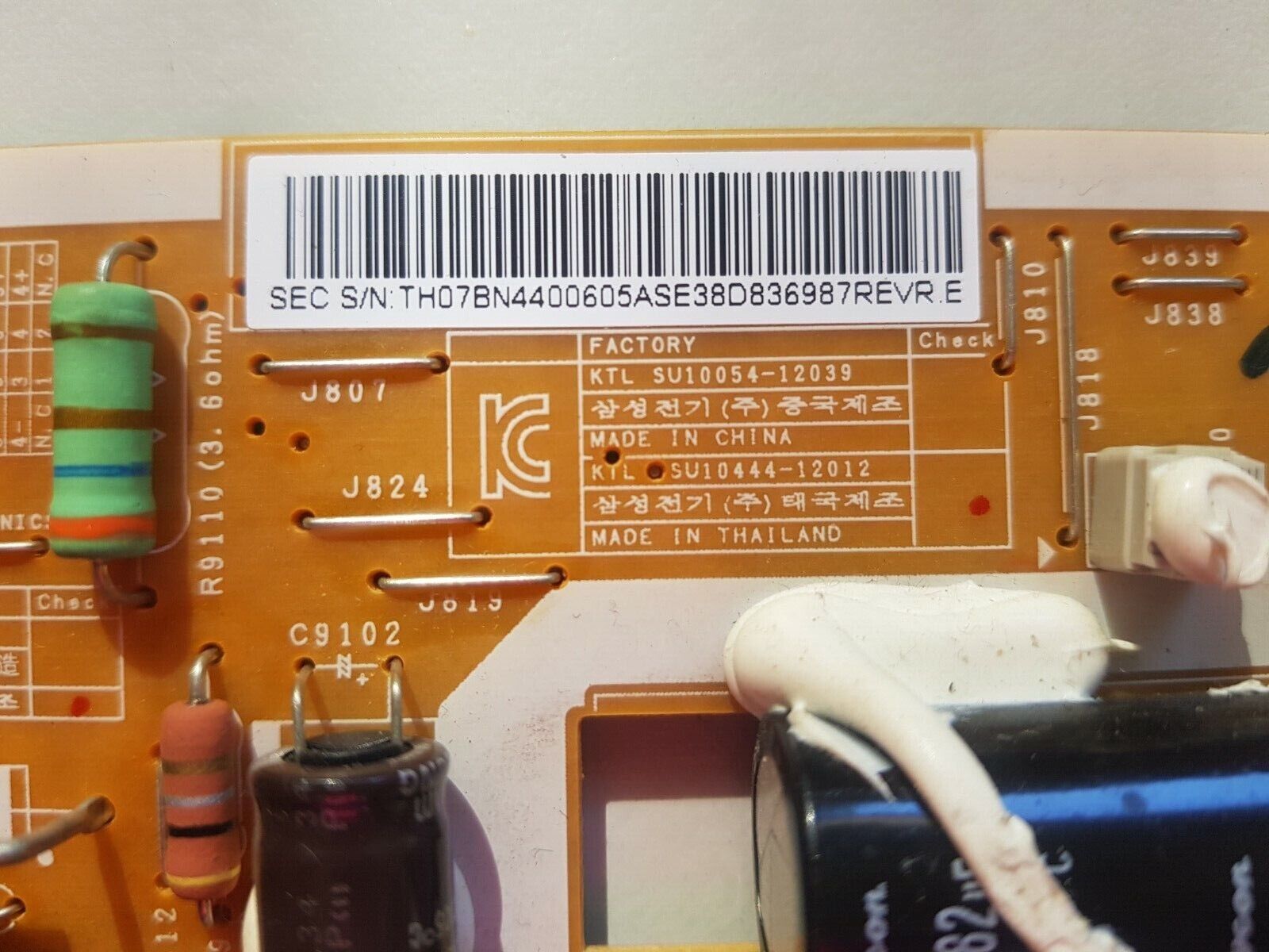 GENUINE SAMSUNG UA32F5500 UA32F5000 POWER SUPPLY BOARD BN44-00605A L32SF_DSM