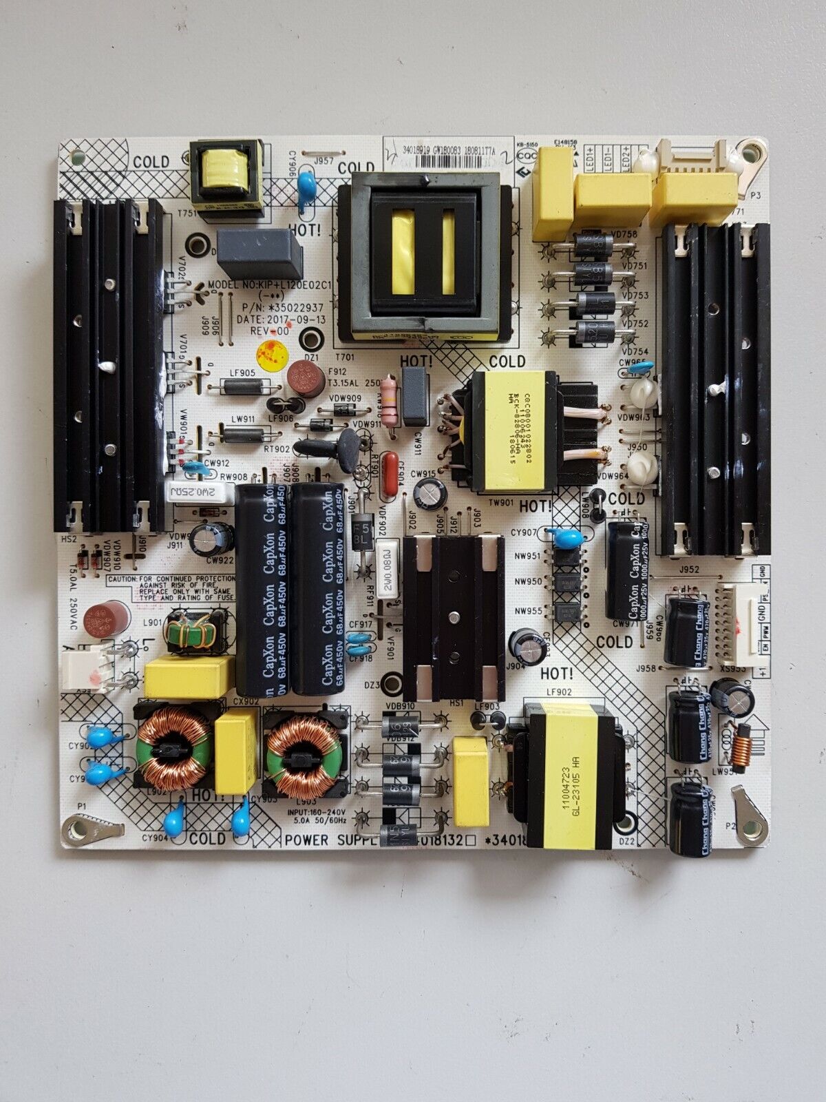 GENUINE KOGAN KALED49MU8010SZA POWER BOARD 35022937 34018919