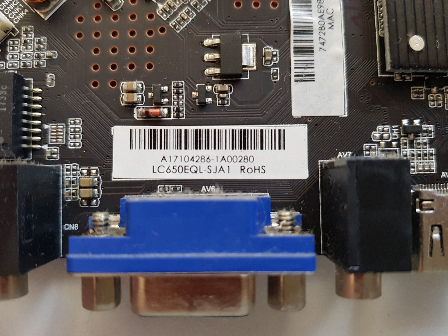 GENUINE THORN TH-55UHD MAIN BOARD T.MS638.733 A17104286