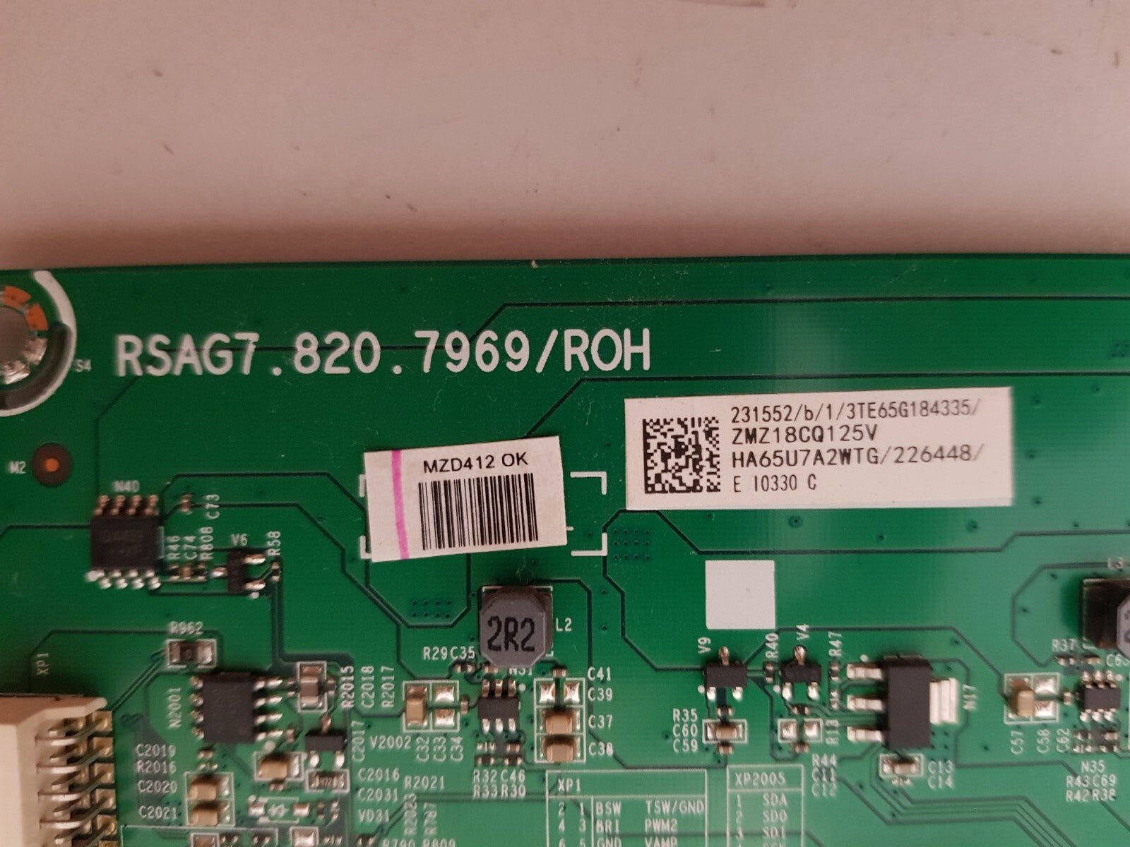 GENUINE HISENSE 65P7 MAIN BOARD RSAG7.820.7969 HA65U7A2WTG 231552 226448