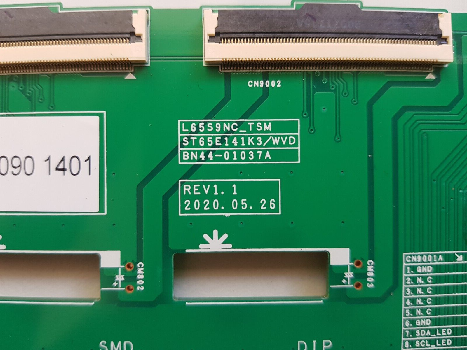 GENUINE SAMSUNG QA55Q95TAW LED DRIVE BOARD BN44-01037A L65S9NC_THM ST65E141K3/WV