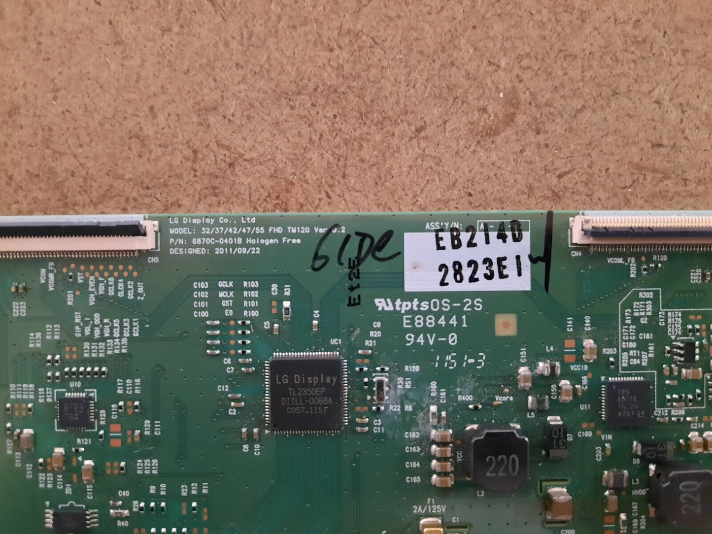 GENUINE LG 42LA620T T-Con Board - 6870C-0401B 6871L-2823E