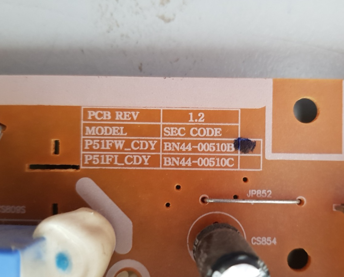 GENUINE SAMSUNG PS51E531 POWER SUPPLY BOARD BN44-00510B P51FW_CDY