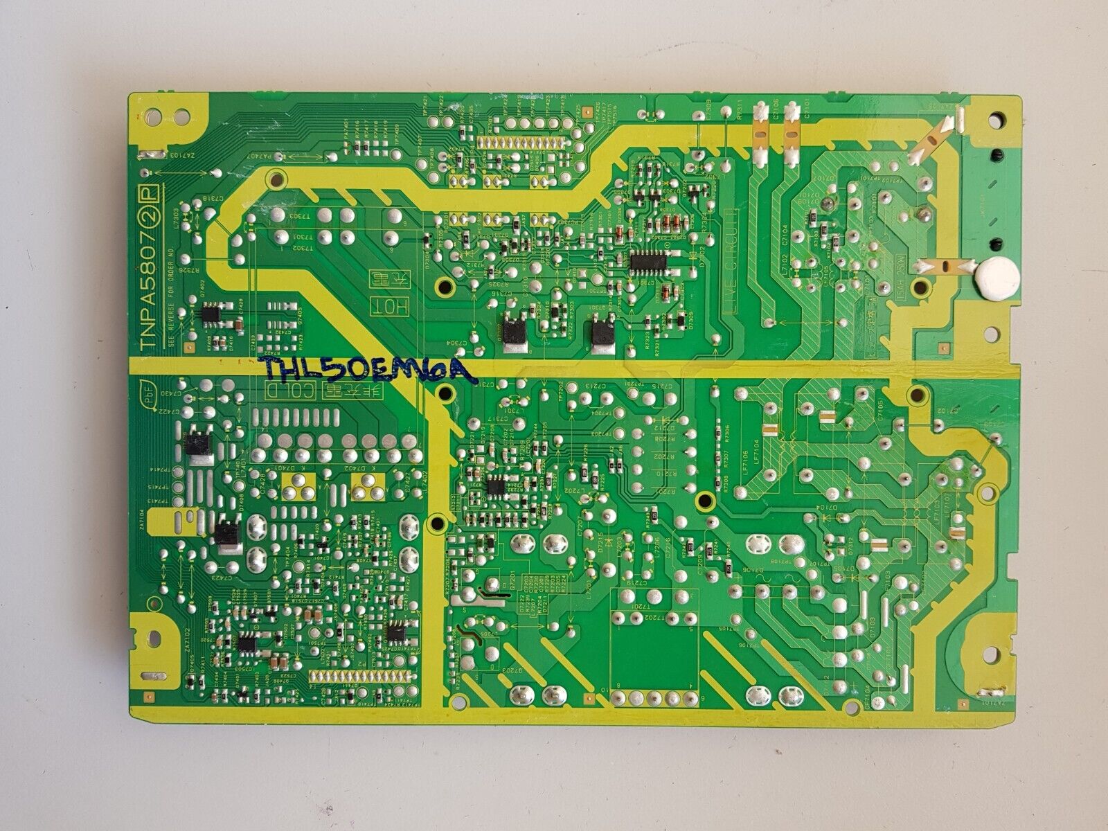 GENUINE PANASONIC THL50EM6A POWER SUPPLY BOARD TNPA5807 (2)(P)