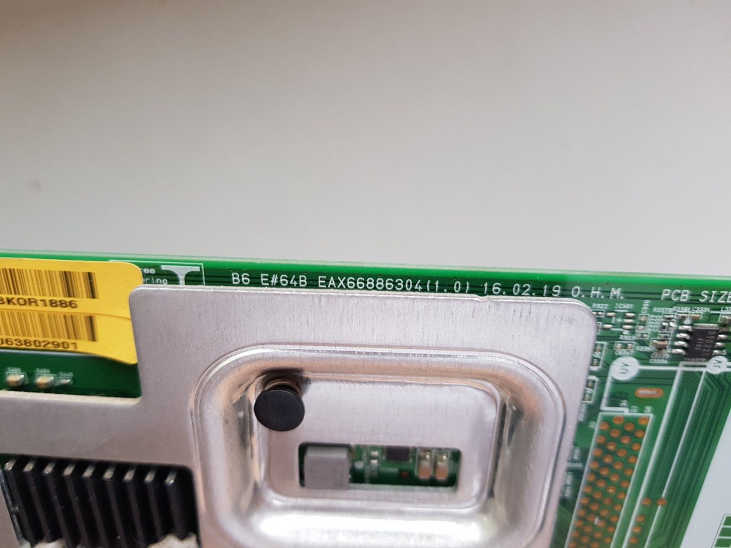GENUINE LG OLED 55B6T-T MAIN BOARD EBU63802901 63785101 EAX66886304 (1.0)