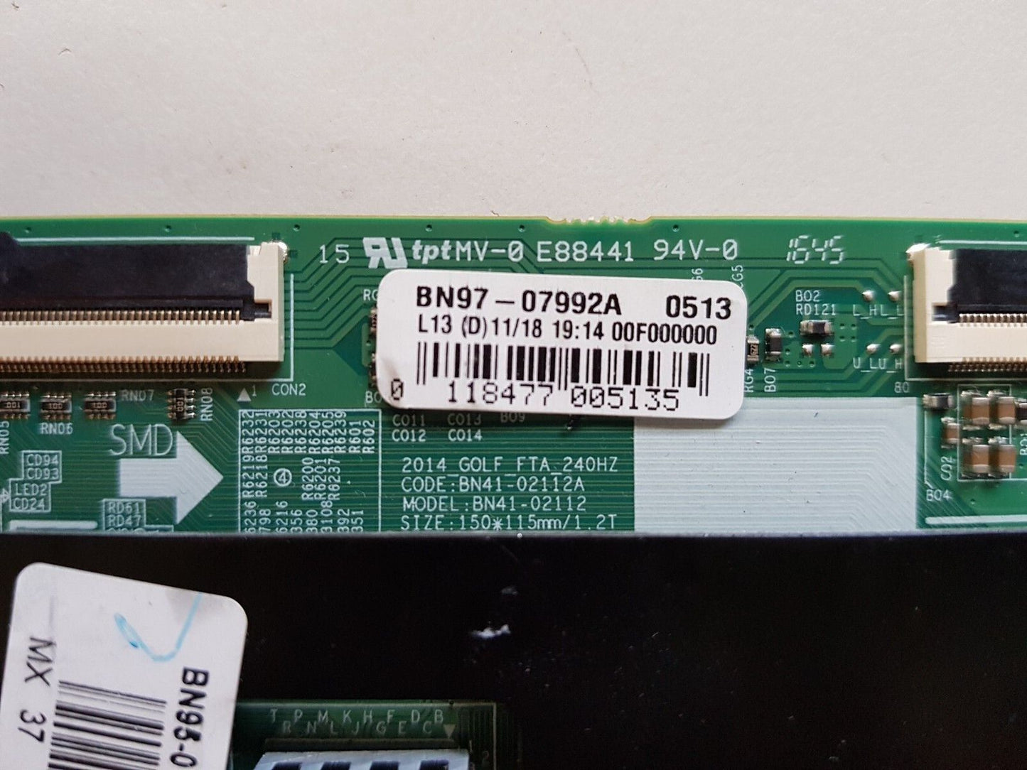 GENUINE SAMSUNG UA75H6400 VER TH01 T-CON BOARD BN41-02112A BN95-01331A