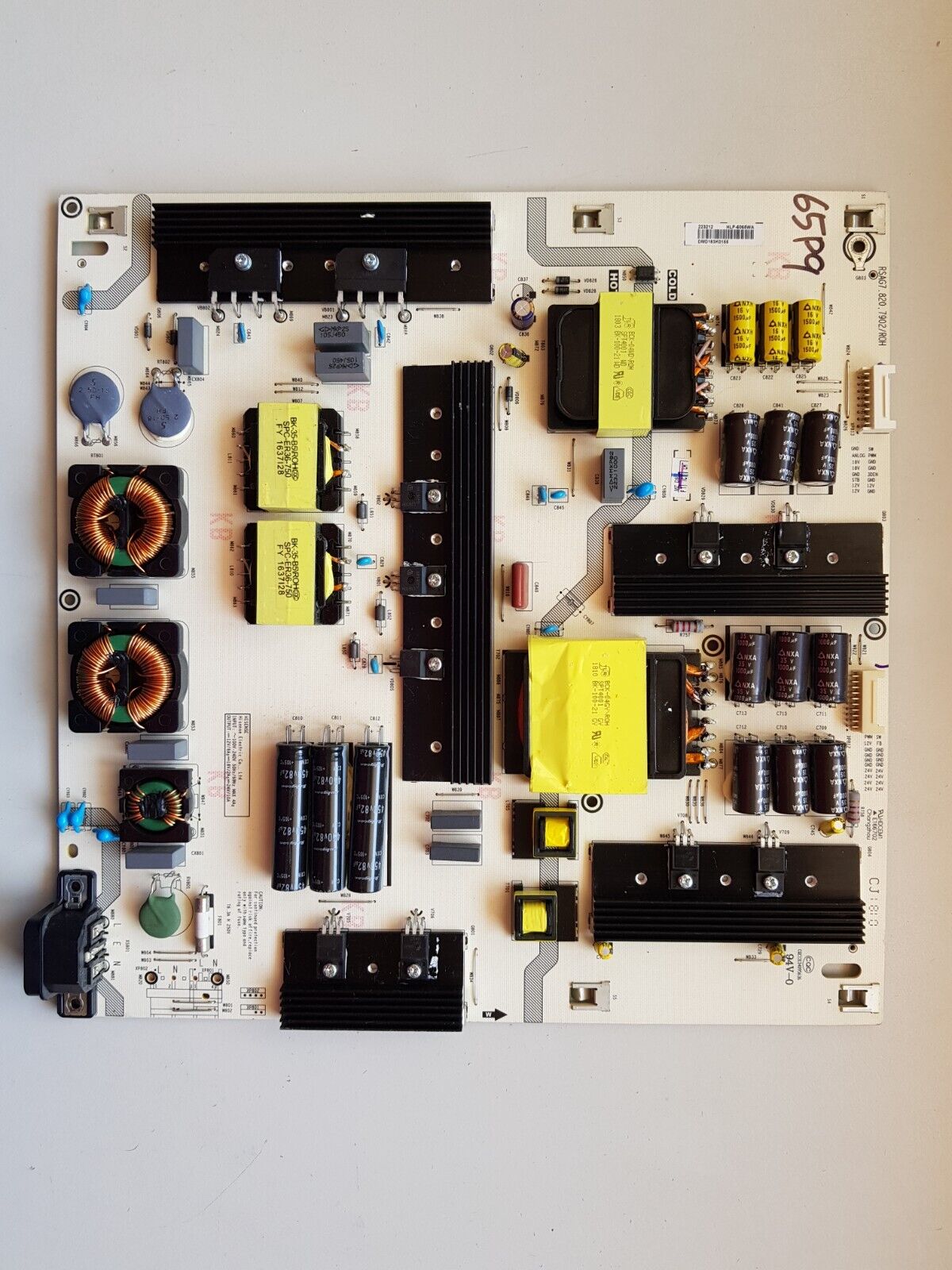 GENUINE HISENSE 65P9 POWER SUPPLY BOARD RSAG7.820.7902 223212 HLP-6065WA