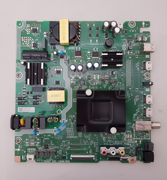 GENUINE HISENSE 43Q6NAU MAIN BOARD RSAG7.80.13696 402521 43A70LAVT