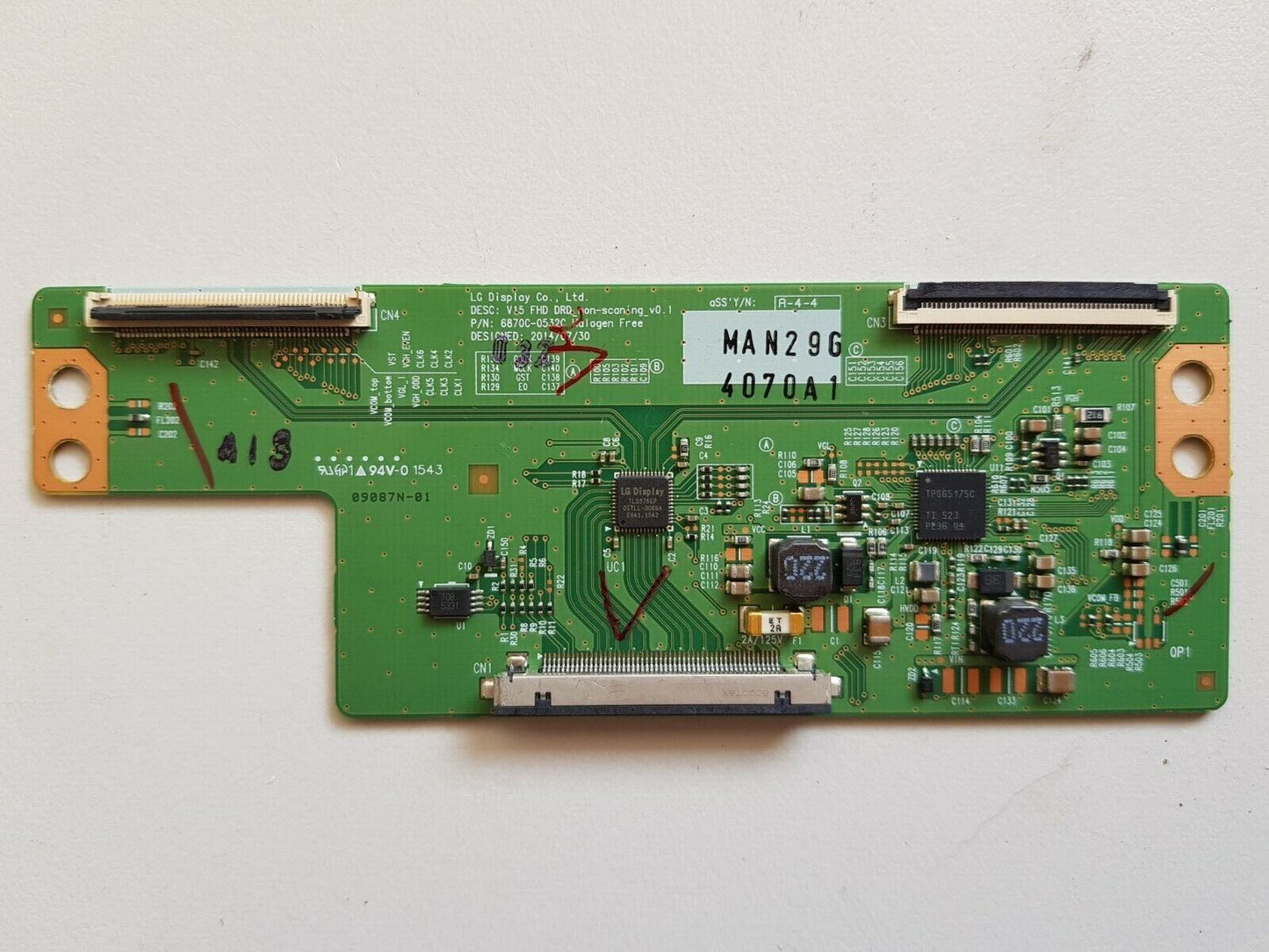 GENUINE LG 43SM5KB T-CON BOARD 6870C-0532C