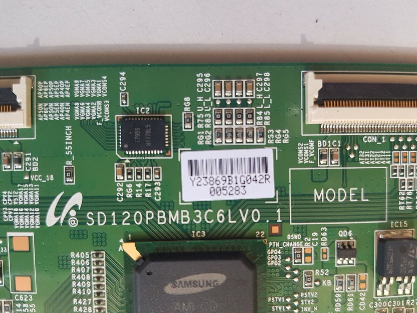 GENUINE HISENSE HL55T36PZL T-CON BOARD SD120PBMB3C6LVO.1