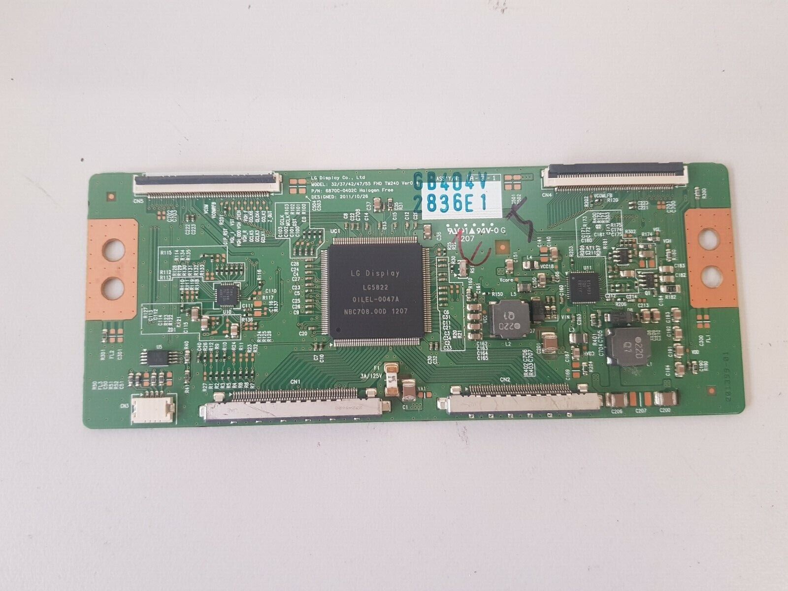 GENUINE PANASONIC TH-L55ET5A  T-CON BOARD (6870C-0402C)