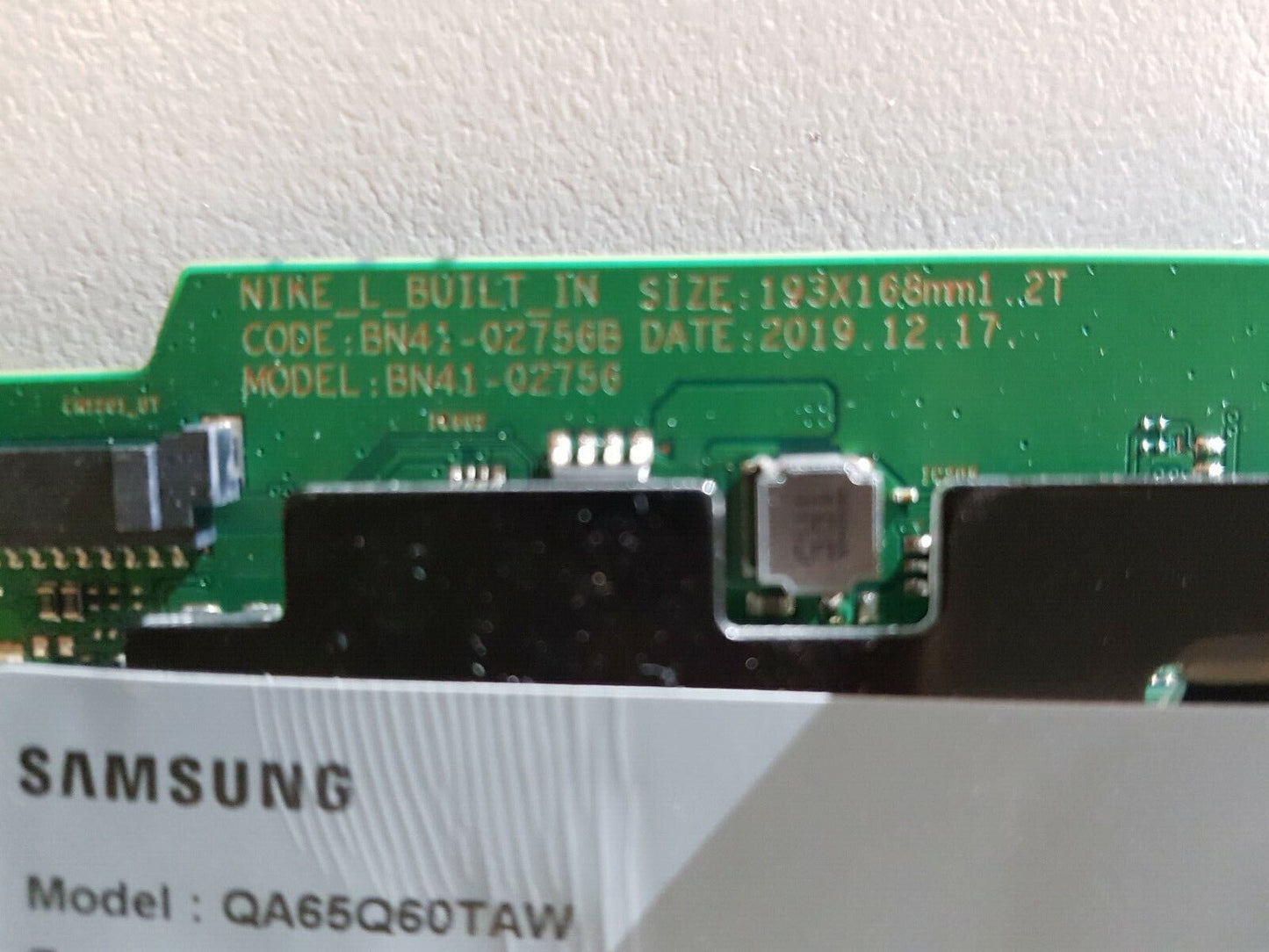 GENUINE SAMSUNG QA65Q60TAW (VER-CA01) MAIN BOARD BN94-15325U BN41-02756B