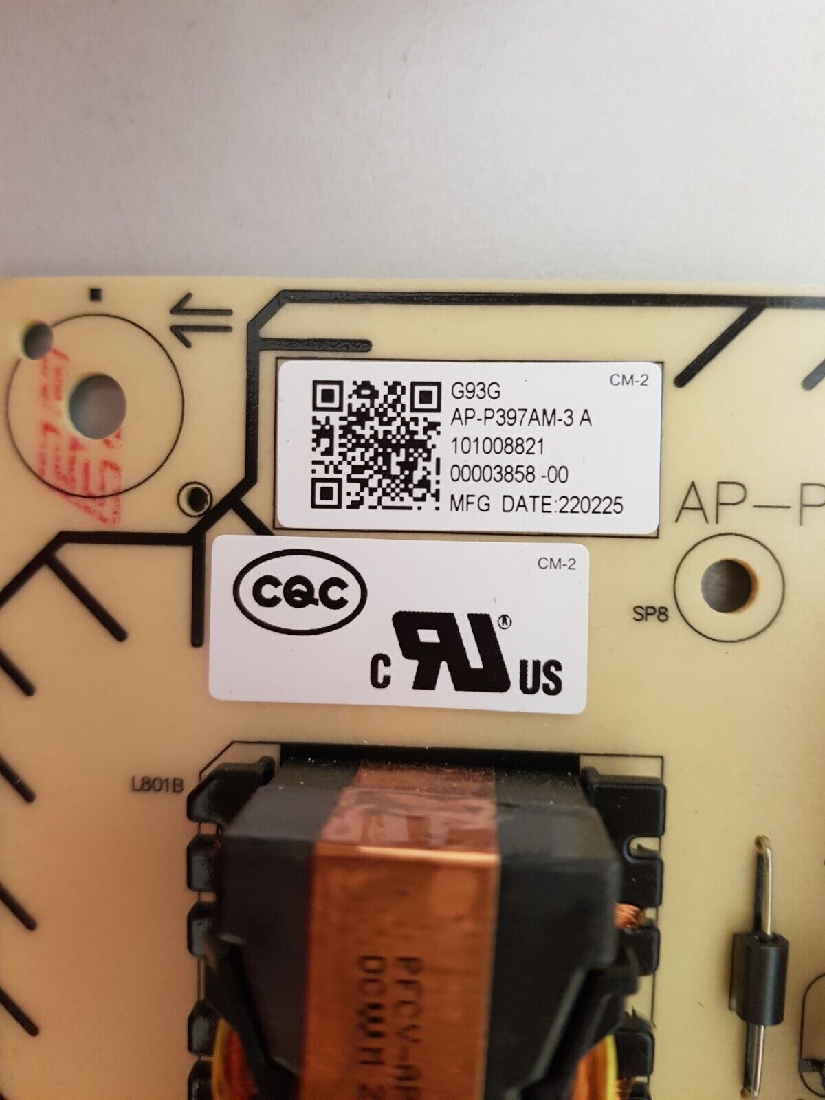 GENUINE SONY XR-48A90K POWER SUPPLY BOARD G93 G93G AP-P397AM-2 101008821