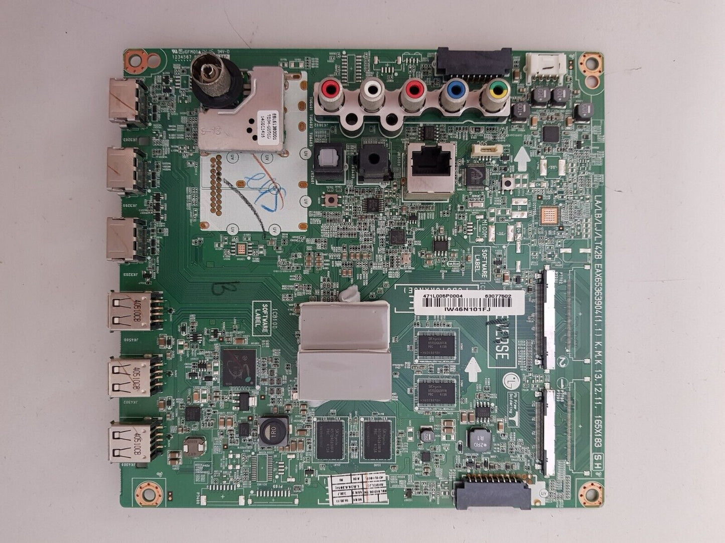 GENUINE LG 50LB6500 -TH.AAUDLJD MAIN BOARD EAX65363904 1.1 EBT63077502