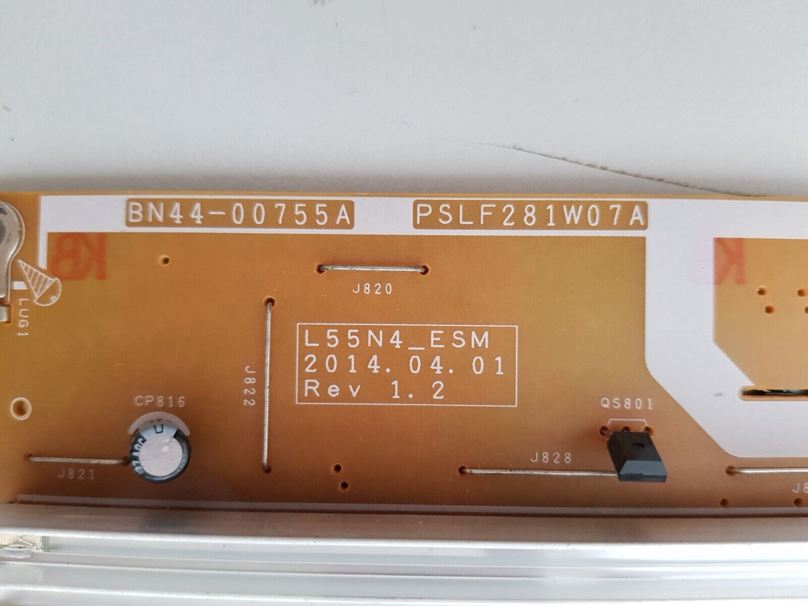 GENUINE SAMSUNG UA55HU7000 POWER SUPPLY BOARD BN44-00755A L55N4_ESM PSLF281W07A