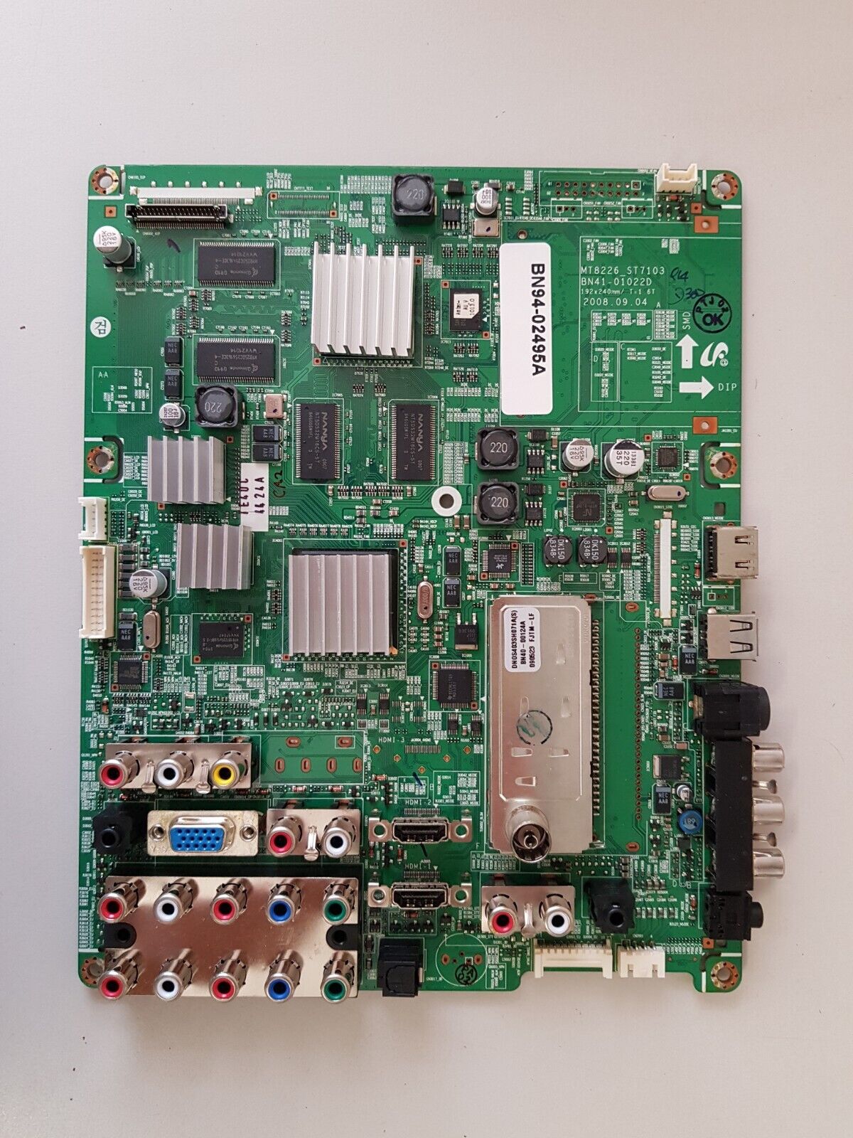 GENUINE SAMSUNG LA32A550P1FXXY (VER SQ01) MAIN BOARD BN94-01813A BN94-02495B