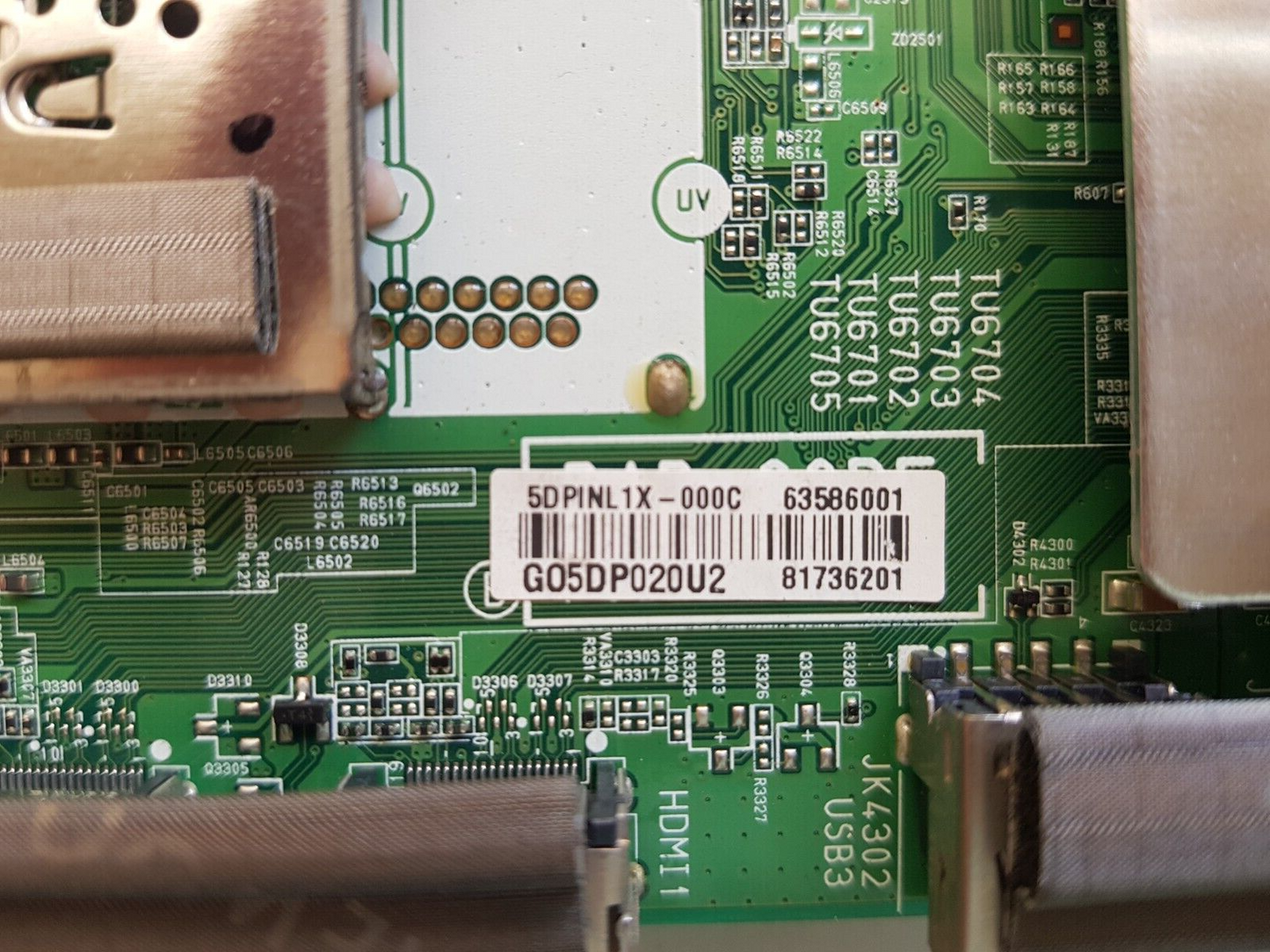 GENUINE LG 60UF850T MAIN BOARD 63586001 EAX66466803 1.0 81736201