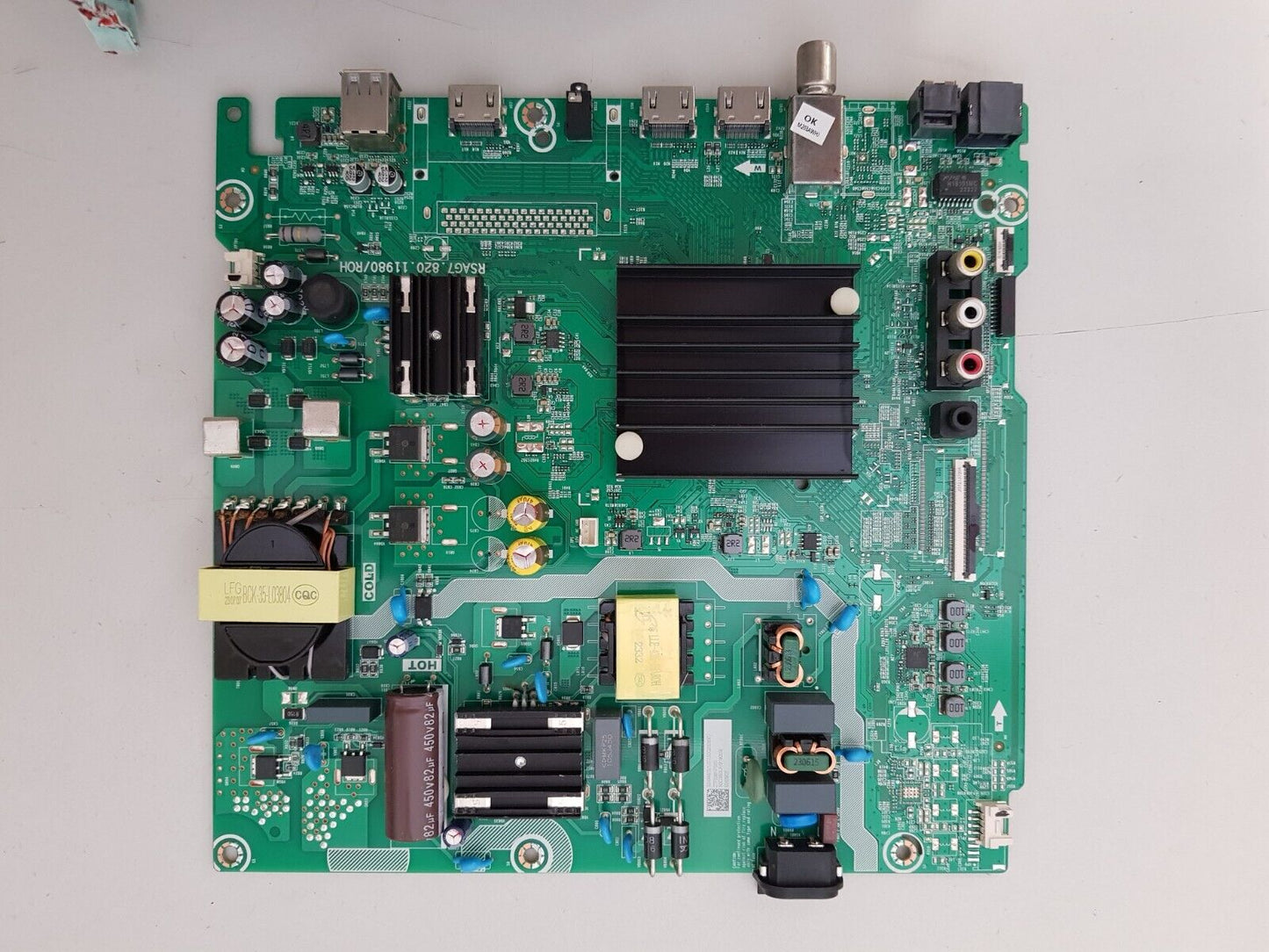 GENUINE TOSHIBA 50C350MP MAIN BOARD RSAG7.820.11980 50C350LP 324999 318003