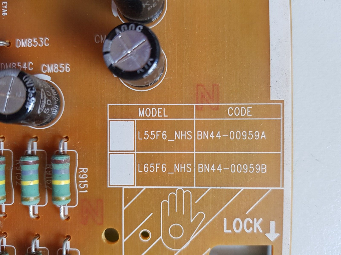 GENUINE SAMSUNG UA55LS03NAW POWER SUPPLY BOARD BN44-00959A L55F6_NHS