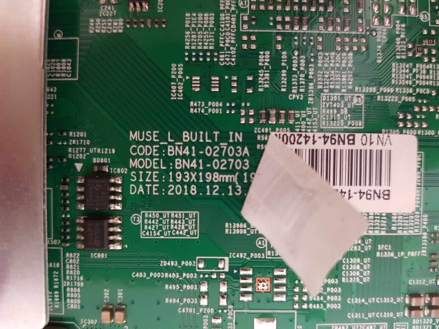 GENUINE SAMSUNG UA65RU7100 (VER-FA01) MAIN BOARD BN94-14200M BN41-02703A