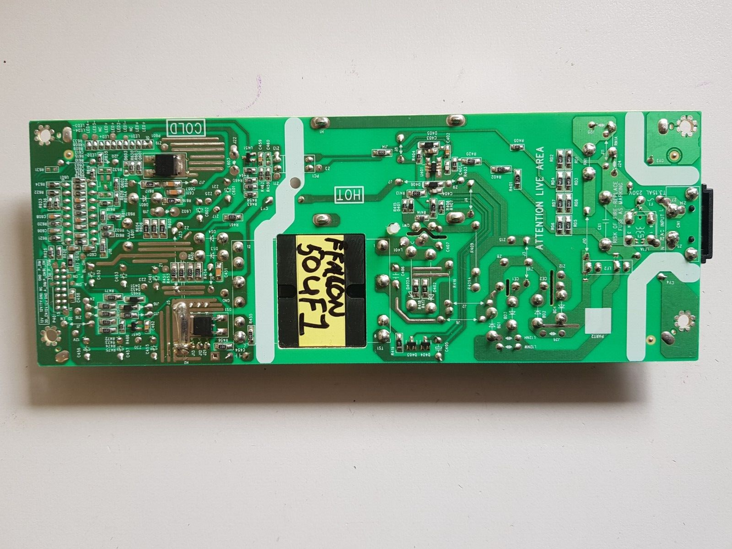 GENUINE FFALCON 50UF1 POWER SUPPLY BOARD 08-L12NWA2-PW200AA