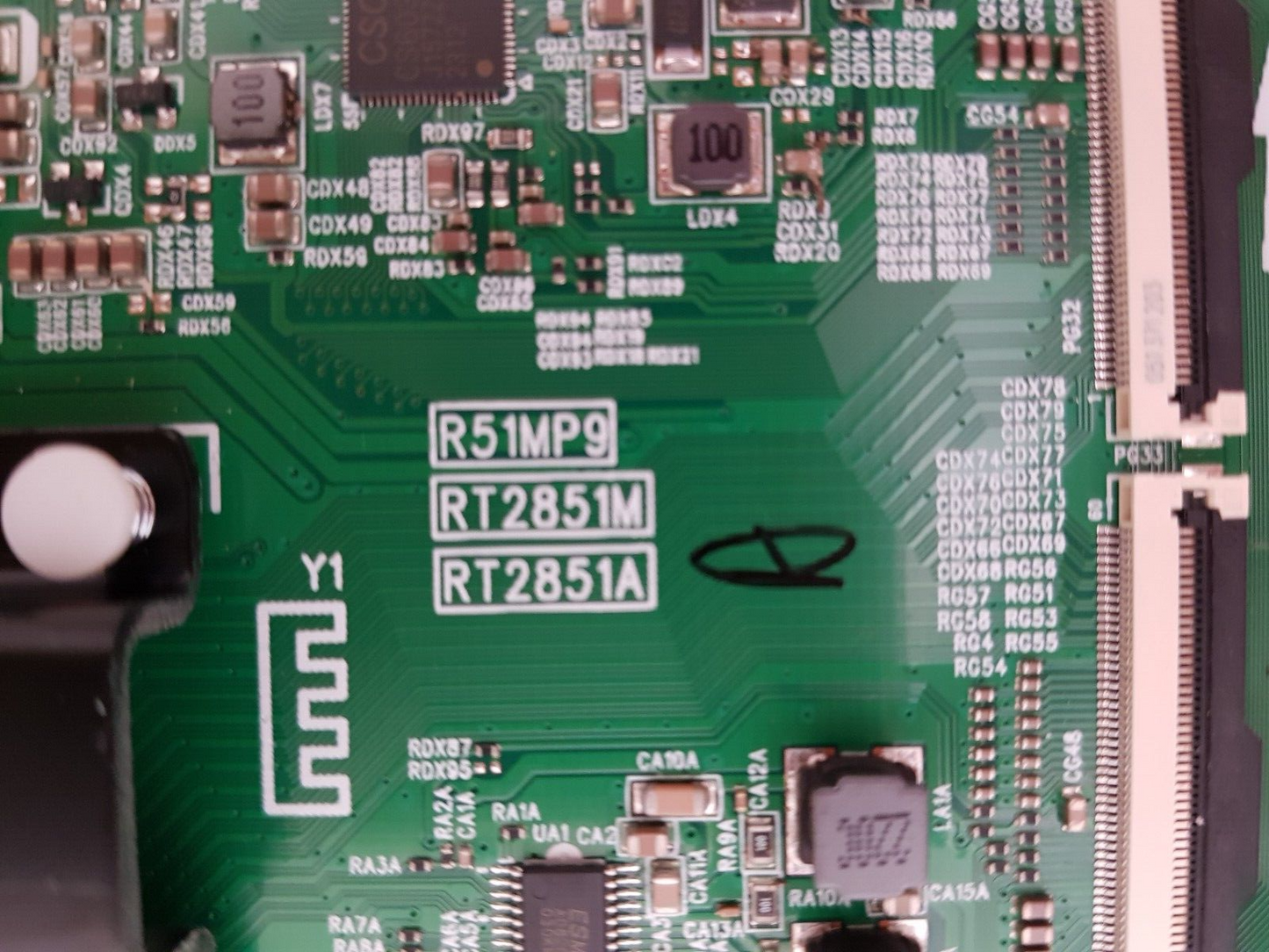 GENUINE FFALCON FF65U63 MAIN BOARD R51MP9 RT2851M RT2851A 40-R51MP9-MAD2HG