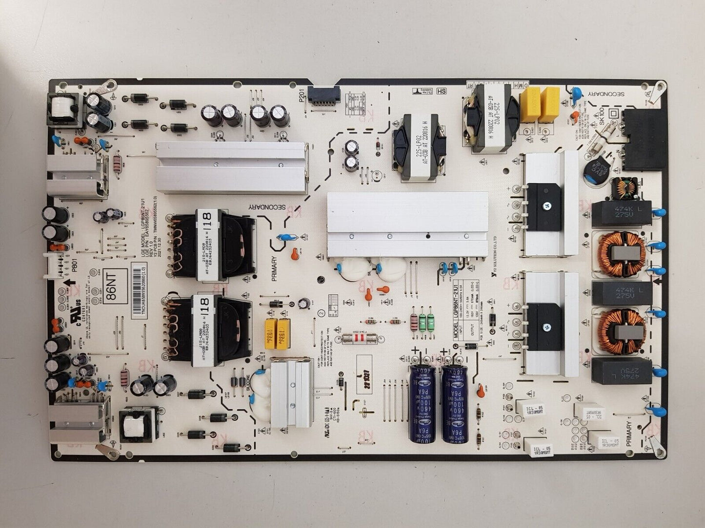 GENUINE LG 86UQ9000PSD POWER SUPPLY BOARD LGP86NT-21U1 EAY65895562
