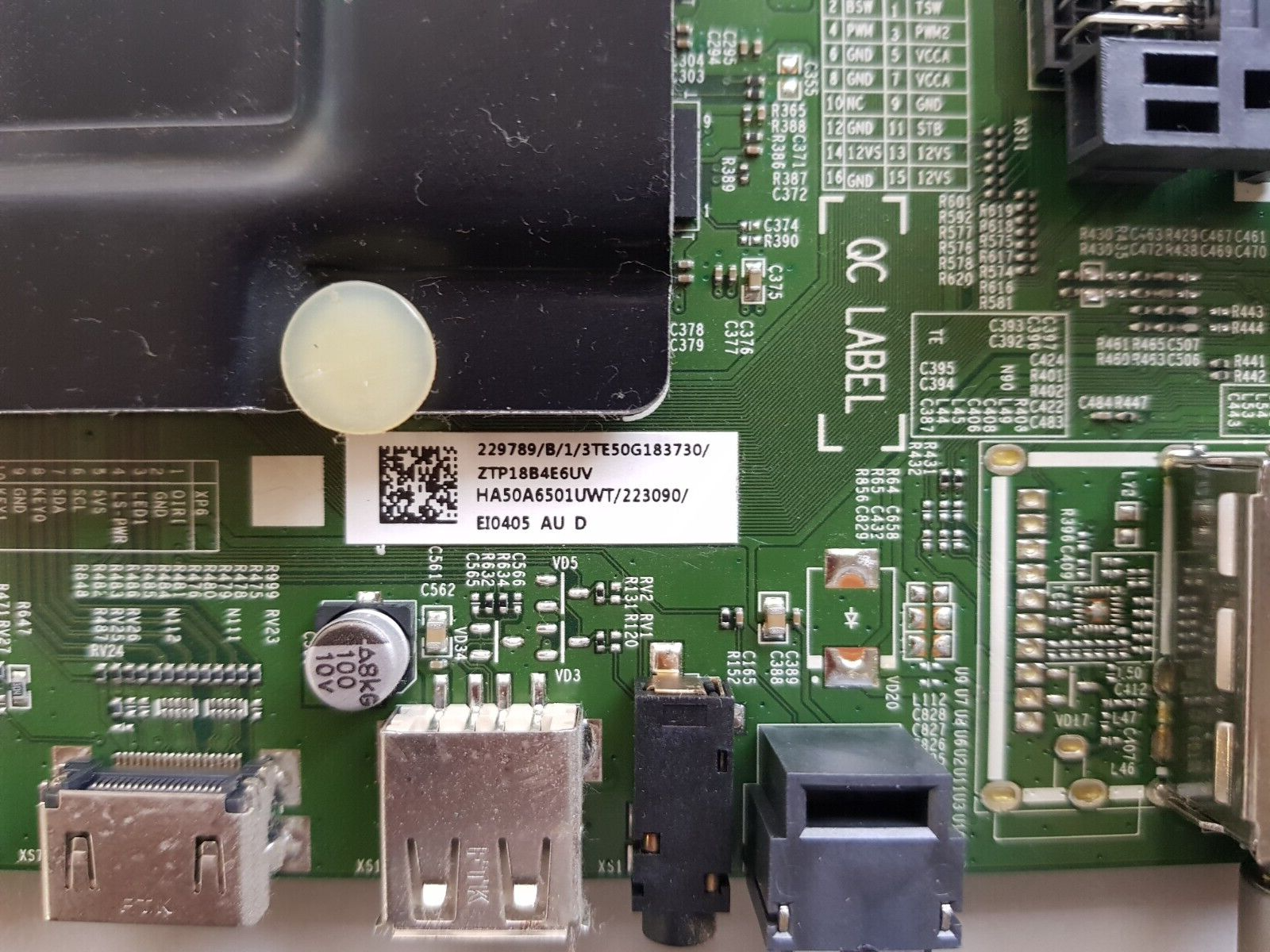 GENUINE HISENSE 50P6 MAIN BOARD 229789 223090 RSAG7.820.7970 HA50A6501UWT