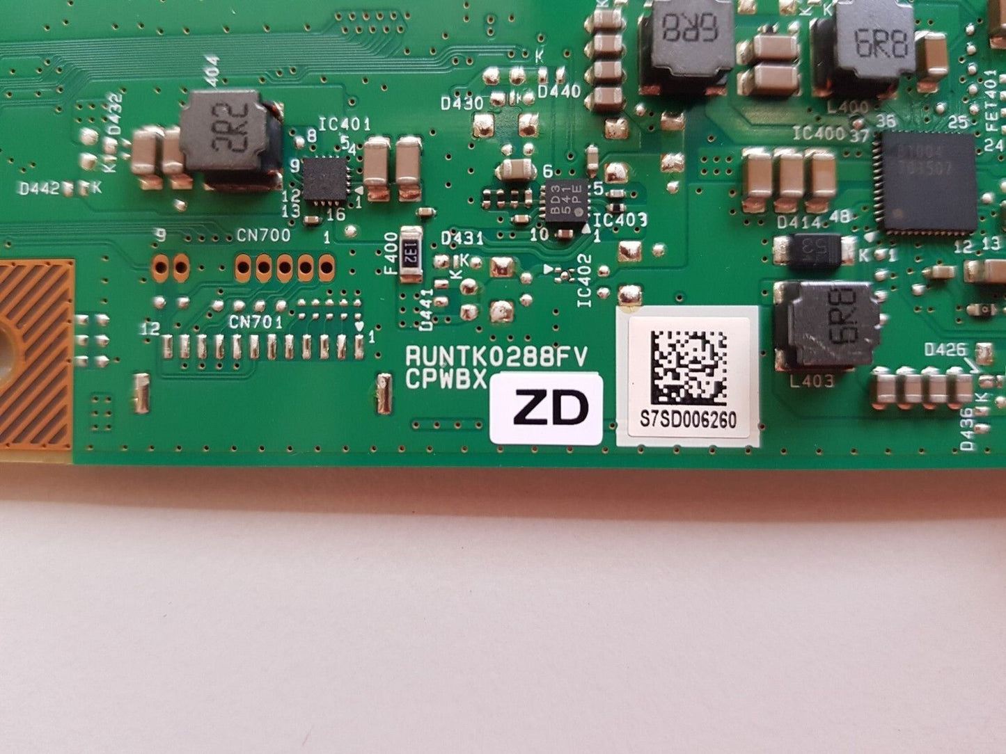GENUINE LG 70UJ657T T-CON BOARD RUNTK0288FV CPWBXZD 1P-0164X02-4010