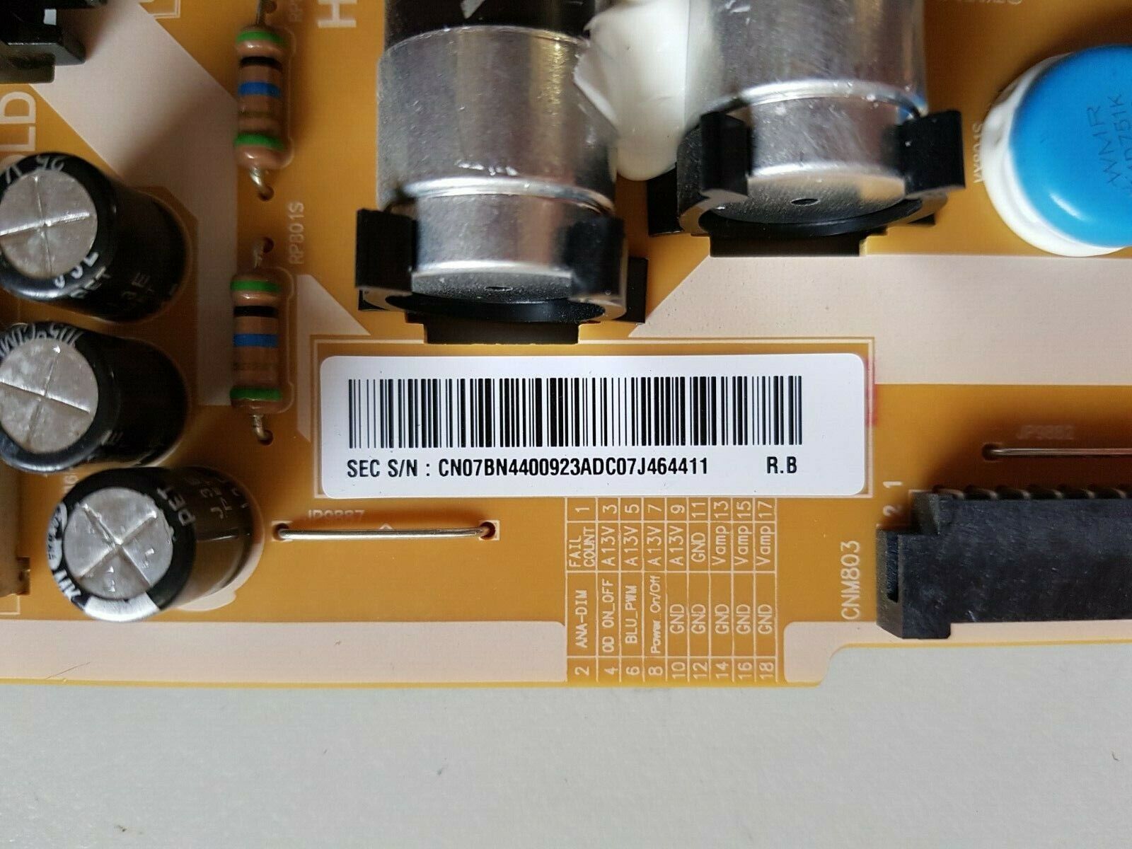 GENUINE SAMSUNG UA55LS003A POWER SUPPLY BOARD BN44-00923A L55F6N-MDY