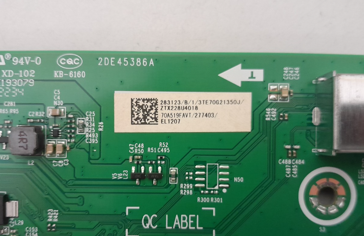 GENUINE HISENSE 70A6G MAIN BOARD RSAG7.820.10291 70A519FAVT 283123 277403
