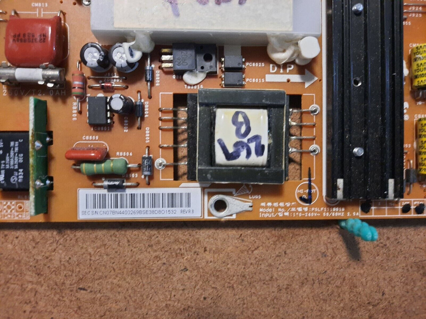 GENUINE SAMSUNG UA46B7100 Power Supply Board - BN44-00269B PD4612F1_B