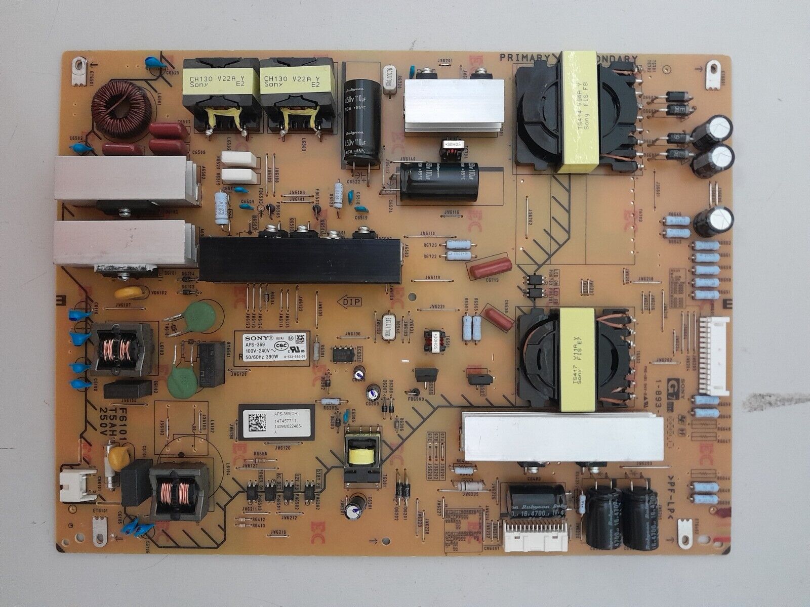 GENUINE SONY KD- 55X9000B POWER SUPPLY BOARD G7 APS-369 147457711 1-893-297-21