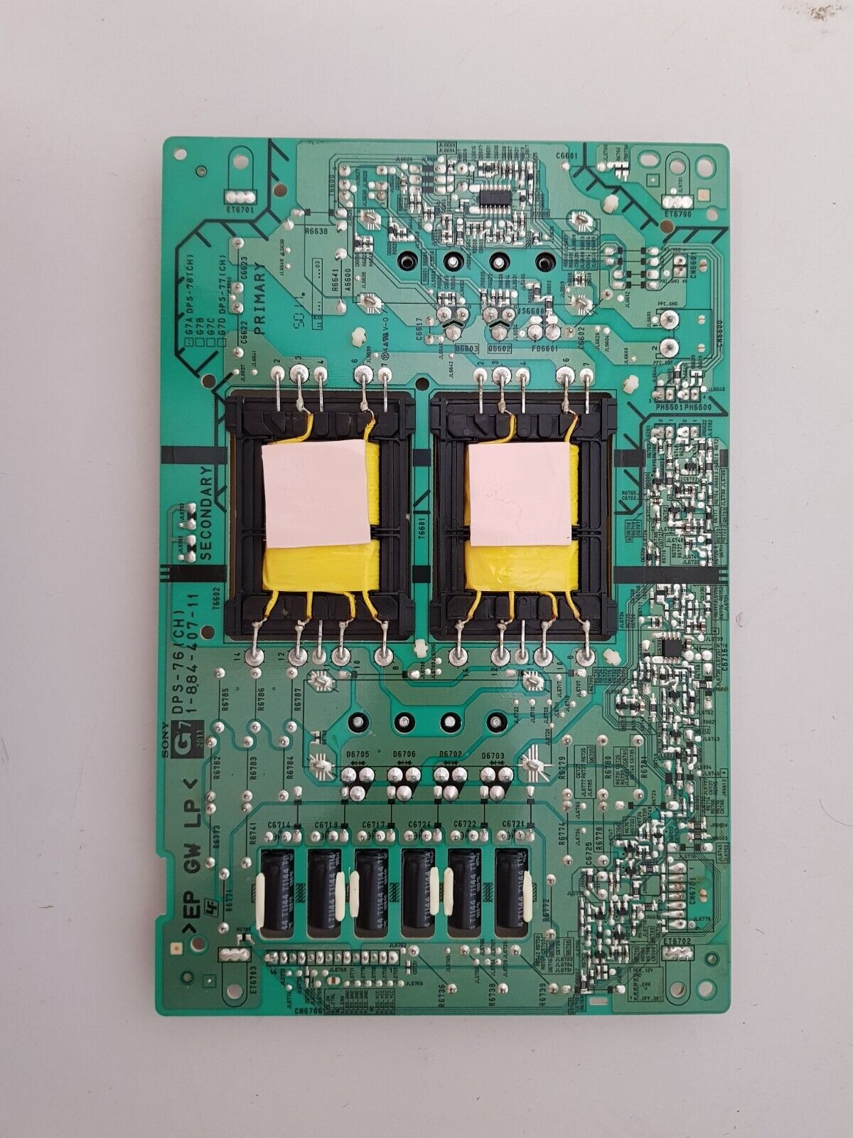 GENUINE SONY KDL 55HX820 POWER SUPPLY BOARD G7 DPS-76 1-884-407-11 147430511