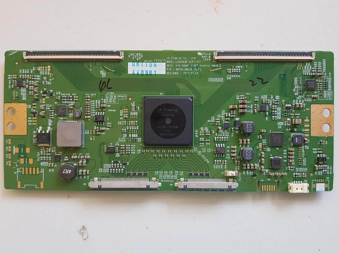 GENUINE LG 65UH7700 T-CON BOARD 6870C-0603A 6871L-4409B