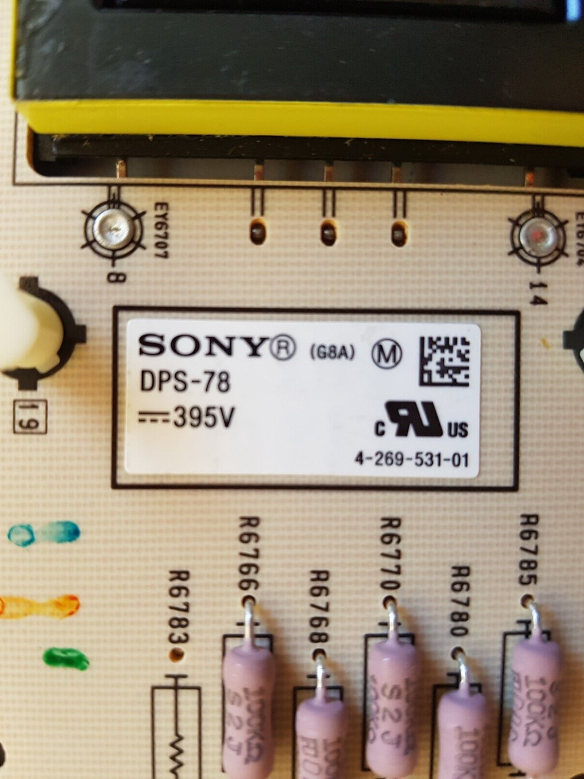 GENUINE SONY KDL55EX720 POWER SUPPLY BOARD G8 1-884-408-11 DPS-78 147430211