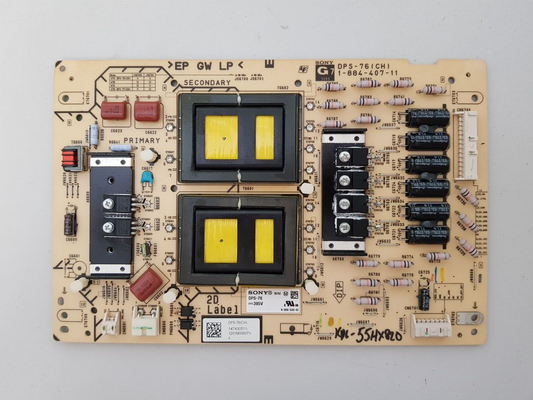 GENUINE SONY KDL 55HX820 POWER SUPPLY BOARD G7 DPS-76 1-884-407-11 147430511