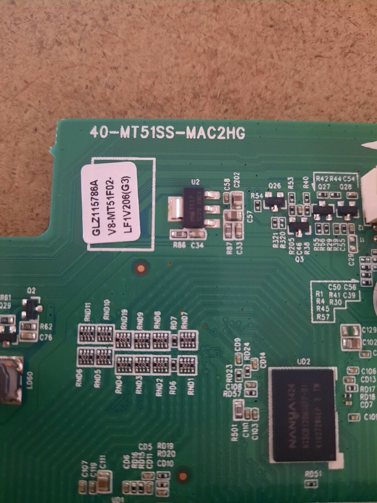 GENUINE TCL L40S4690FS Main Board - 40-MT51SS-MAC2HG